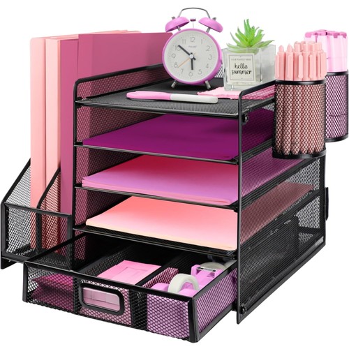 Metall schreibtisch organizer - metall,