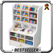 Büro-Organizer aus Holz mit